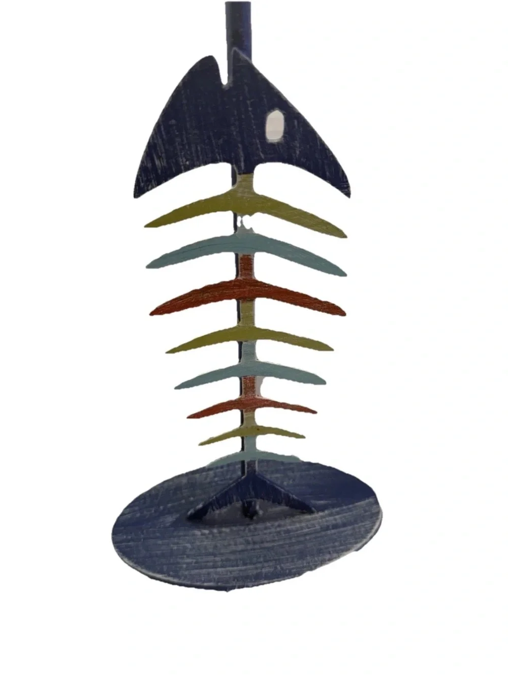 Coast Lamp Multicolor Fishbone Table Lamp without Shade